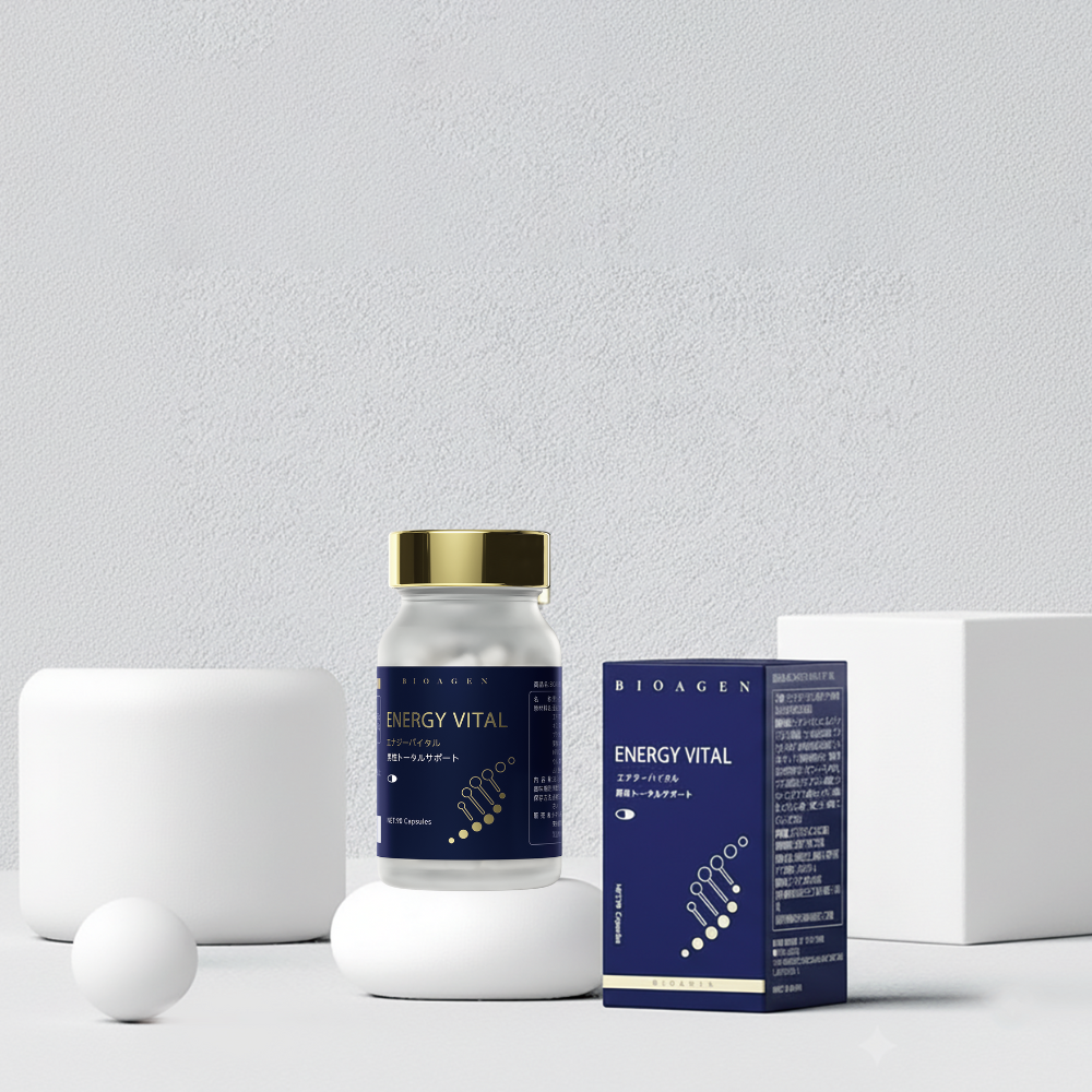 ENERGY VITAL エナジーバイタルのボトルと外箱