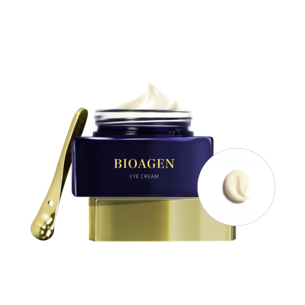 EYE CREAM アイクリームのジャーとクリームのテクスチャー